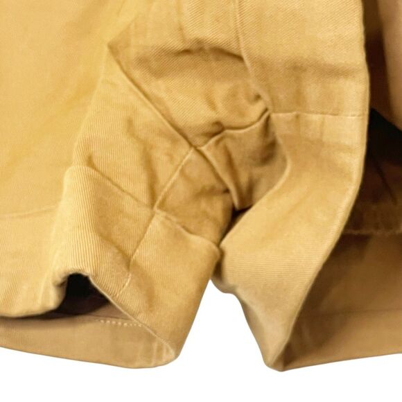 Sezane Rome Caramel High Waist Shorts Women’s Size 2 US Belted Pleated Paperbag - Picture 6 of 9